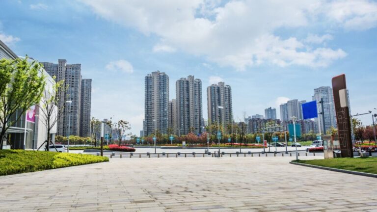Modern city landscape
